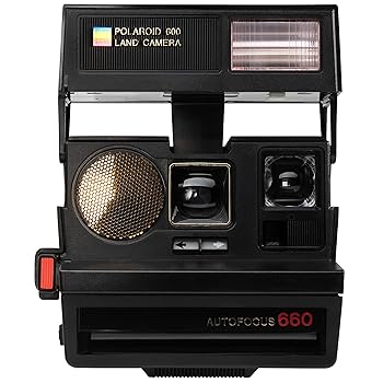 【中古】［非常に良い］Impossible Polaroid 600 Sun 660 AFカメラ ブラック(1376)