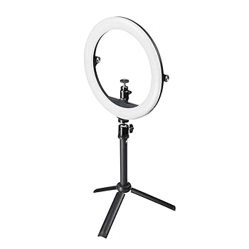 【中古】［非常に良い］サンワサプライ WEBカメラ用LEDライト付きスタンド 1/4インチネジ テレワーク C..