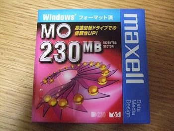 【中古】［非常に良い］maxell データ用 3.5型MO 230MB Windowsフォーマット MA-M230.WIN.B1P