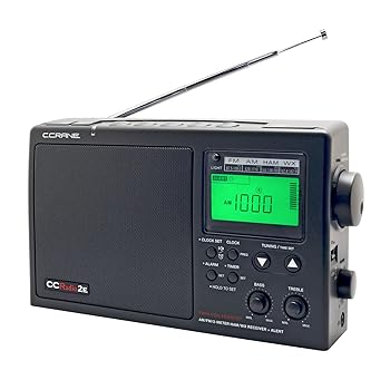 【中古】［非常に良い］C. Crane CCRadio-2E Enhanced Portable AM FM Weather and 2-Meter Ham Band (..