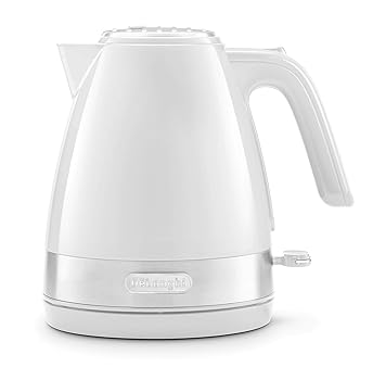 【中古】DeLonghi(デロンギ) De'Longhi電気ケトル アクティブ シリーズ KBLA1200J-W イタリアンデザイン 1.0L ワンプッシュオープン 異物混入防止フィルの商品画像