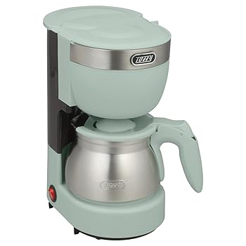 Other - 【中古】Toffy LADONNA トフィー ラドンナ コーヒーメーカー コーヒーマシーン カフェブレンダー 650ml 珈琲 保温 水洗 レトロ ペールアクア K-CM8