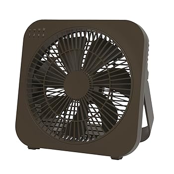 【中古】トップランド 卓上扇風機 デスクファン どこでもFAN DCモーター搭載 ボックスタイプ 2電源対応..