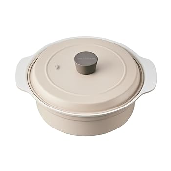 【中古】レコルト 卓上IHクッキンググリドル RIH-1 別売り IH対応鍋 直火 ガス火対応 丸型 ふた付 セラ..