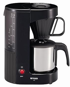 【中古】タイガー コーヒーメーカー カフェブラック 6杯用 ACX-S060-KQ