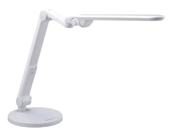 【中古】［非常に良い］パナソニック EVERLEDS LEDデスクライト ホワイト仕上 調光ボリューム付(100%~約20%) SQ-LD520-W(2.0)