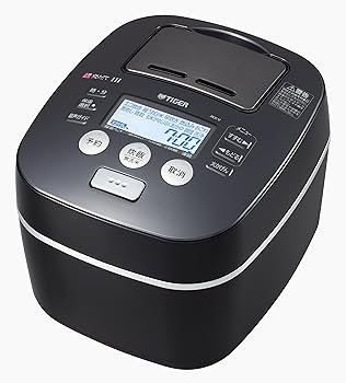 【中古】タイガー 炊飯器 5.5合 土鍋 圧力 IH アーバンブラック レシピ付 炊きたて 炊飯 ジャー JKX-V1..