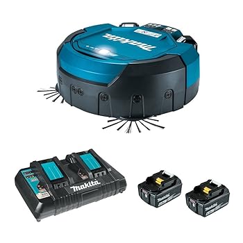 【中古】［非常に良い］ロボットクリーナーRC200DZSP 純正品6.0Ahバッテリー2個＆充電器付フルセット（アクセサリ収納バッグ付） 純正品