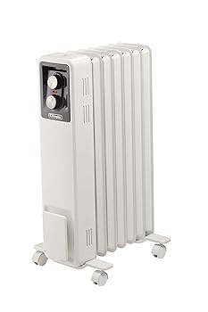 【中古】［非常に良い］Dimplex ディンプレックス オイルフリーヒーター ノンオイルヒーター ECR12 B01 ホワイト 暖房 暖房機 省エネ ストーブ 8畳?10畳