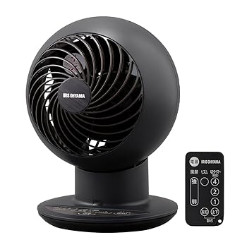 【中古】［非常に良い］アイリスオーヤマ サーキュレータアイ 18畳 上下左右首振り デザインモデル PCF-SCC15T-B マットブラック