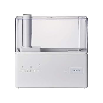 【中古】ドウシシャ 加湿器 超音波式 クレベリンLED搭載 除菌 ホワイト