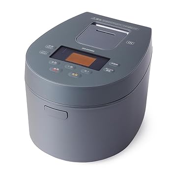 【中古】アイリスオーヤマ 炊飯器 3合 IH式 デザインタイプ 50銘柄炊き分け機能 極厚火釜 ヘルシーメニ..