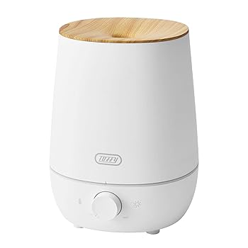 【中古】【Toffy/トフィー】 抗菌アロマ加湿器＜2.2L＞ HF07 (ピュアホワイト) 上部給水式 噴霧量調節 ..