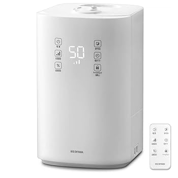 Rakuten - 【中古】アイリスオーヤマ アロマ 大容量 4.5L 14畳 ハイブリッド式 上から給水 KHM-HBU501