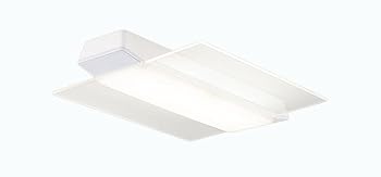【中古】パナソニック (Panasonic) シーリングライト ザ サウンド エアパネルLED 天井直付型 角型 カチットF リモコン調光調色 スピーカー付 12畳用 昼光
