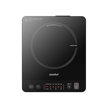 【中古】COMFEE' クッキングヒーター IH式 薄型 1000ワット 3種メニュー 揚げ物 3段保温 炒め料理 CIC-..