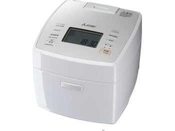 【中古】［非常に良い］三菱電機 ジャー炊飯器 ダブル備長炭コート 熾火 炭炊釜 お米のうまみを引き出す「特許・連続沸騰」 (月白) NJ-VP10G-W