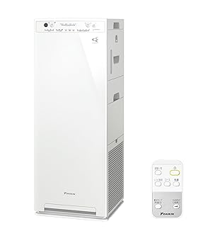 【中古】ダイキン 加湿 空気清浄機 2025年モデル MCK555A-W 25畳 10年間フィルター交換不要 ストリーマ スリム 静音 お手入れ簡単 スピード吸...