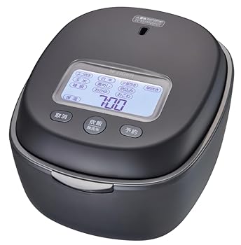 【中古】タイガー魔法 (TIGER) 炊飯器 5.5合 土鍋圧力IH式 土鍋 ご泡火炊き 少量炊き おこげ ブラック ..