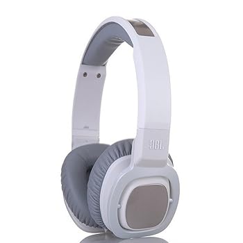 【中古】JBL J55 高性能オンイヤーヘッドフォン JBLドライバーと回転可能なイヤーカップ付き ホワイト