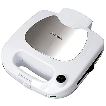 【中古】［非常に良い］アイリスオーヤマ ホットサンドメーカー プレート4枚 (ワッフル ホットサンド ..