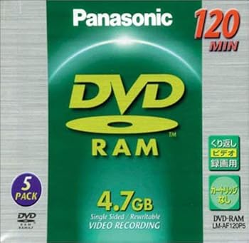 ����š�Panasonic LMAF120P5 DVD-RAM�ǥ�����(120ʬ/ 5��/�ӥǥ���/�����ȥ�å��ʤ�)
