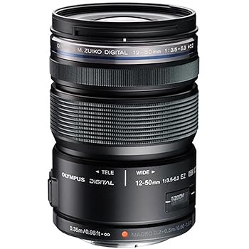 【中古】Olympus M.Zuiko Digital - Zoom lens - 12 mm - 50 mm - f/3.5-6.3 ED EZ - Micro Four Thirds - for Olympus E-P3, E-P5, E-PL1s, E-PL3, E-PL