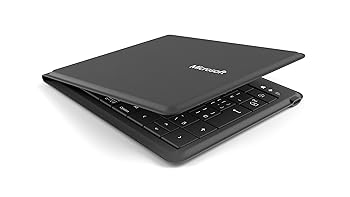 【中古】マイクロソフト 薄型キーボード Bluetooth対応/ワイヤレス/折りたたみ Windows/Androidタブレ..