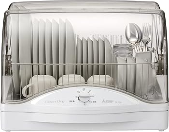 【中古】三菱電機 食器乾燥機 TK-TS5-W ステンレス食器カゴ キッチンドライヤー