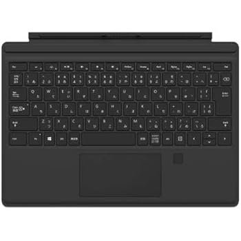 【中古】マイクロソフト Surface Pro サーフェスプロ タイプ カバー (指紋認証センサー付き）ブラック - GK3-00019