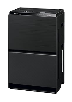 【中古】パナソニック 加湿 空気清浄機 ナノイーX 9.6兆 エコナビ搭載 ~31畳 ブラック F-VC70XU-K