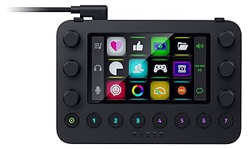 SONY - 【中古】Razer(レイザー) Stream Controller ライブ配信 & コンテンツ制作用一体型コントローラー 指先でコントロールできる12の触覚 Switchbladeキー 簡
