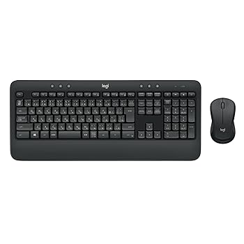 【中古】ロジクール マウス ワイヤレスキーボード セット MK540 ワイヤレス キーボード ワイヤレスコンボ パームレスト チルトレッグ搭載 耐水 高耐久性