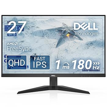 Dell G2725D 27インチ ゲーミングモニター ゲーミング ディスプレイ(3年間無輝点交換保証/QHD/Fast IPS/DPx1,HDMIx2/傾き調整/sRGB 99%/1ms/180H