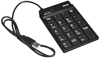 ����š�iBUFFALO �ƥ󥭡��ܡ��� USB�ϥ��� ����� ��Ω���� Tab������ �֥�å� BSTKH07BK