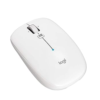 【中古】ロジクール ワイヤレスマウス 無線 薄型 ワイヤレス マウス M557WH Bluetooth 6ボタン M557 ホワイト 国内正規品