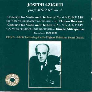 Joseph Szigeti Plays Mozart 2