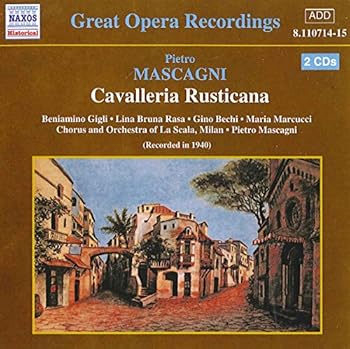 【中古】Cavalleria Rusticana (Conducted By Composer 1940)