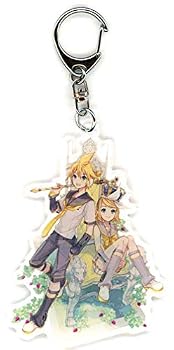 【中古】VOCALOID 鏡音リン・レン 10th Anniversary Shop限定 アクリルキーホルダー 鏡音リン＆鏡音レン(A/リン王冠) 単品