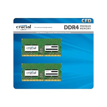 【中古】CFD販売 ノートPC用メモリ DDR4-2400 (PC4-19200) 16GB×2枚 (32GB) 相性保証 無期限保証 260pin Crucial by Micron W4N2400CM-16G