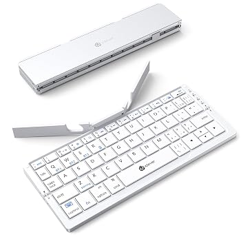 【中古】Bluetoothキーボード 折りたたみ式 ワイヤレスキーボード iPad iPhone用 iOS/Android/Windowsに対応 IC-BK11 (sliver)【メーカー名】【メーカー型番】【ブランド名】iClever タブレット用キーボード 【商品説明】Bluetoothキーボード 折りたたみ式 ワイヤレスキーボード iPad iPhone用 iOS/Android/Windowsに対応 IC-BK11 (sliver)画像はサンプル写真のため商品のコンディション・付属品の有無については入荷の度異なります。※中古品のため「限定」「初回」「保証」「DLコード」などの表記がありましても、特典・付属品・保証等は付いておりません。中古品のため使用に影響ない程度の使用感・経年劣化（傷、汚れなど）がある場合がございます。※中古品の特性上ギフトには適しておりません。当店では初期不良に限り、商品到着から5日間は返品を受け付けております。お問い合わせ・メールにて不具合詳細をご連絡ください。お客様都合での返品はお受けしておりませんのでご了承ください。他モールとの併売品の為、売り切れの場合はご連絡させて頂きます。★ご注文からお届けまで1、ご注文（24時間受付）2、注文確認⇒当店から注文確認メールを送信致します3、在庫確認⇒中古品は受注後に、再メンテナンス、梱包しますので、お届けまで3日〜10日程度とお考え下さい。※海外在庫場合は2〜3週間程度でのお届けとなります。4、入金確認⇒前払い決済をご選択の場合、ご入金確認後、配送手配を致します5、出荷⇒配送準備が整い次第、出荷致します。配送業者、追跡番号等の詳細をメール送信致します。6、到着⇒出荷後、1〜3日後に商品が到着します。※離島、北海道、沖縄は遅れる場合がございます。予めご了承下さい。お電話でのお問合せは少人数で運営の為受け付けておりませんので、お問い合わせ・メールにてお願い致します。ご来店ありがとうございます。当店では良品中古を多数揃えております。お電話でのお問合せは少人数で運営の為受け付けておりませんので、お問い合わせ・メールにてお願い致します。