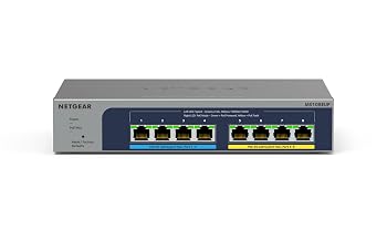 【中古】【正規品】 ネットギア NETGEAR スイッチングハブ 8ポート 2.5G PoE+ (230W) 金属筐体 静音ファンレス リミテッドライフタイムハードウェア保証