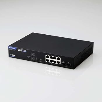 【中古】レイヤー2 Giga対応 PoE Webスマートスイッチ EHB-SG2C08-PL