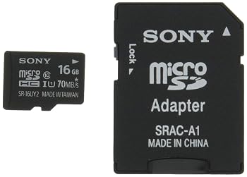 【中古】ソニー microSDHCカード 16GB Class10 UHS-I対応 SDカードアダプタ付属 SR-16UY2A [国内正規品]