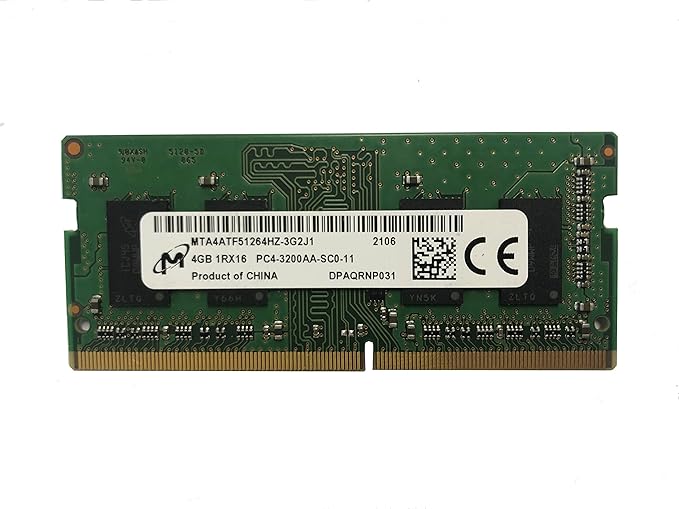 ����š�MICRON 4GB DDR4 3200MHz PC4-25600 1.2V 1R x 16 SODIMM �Ρ��ȥѥ����� RAM ����⥸�塼�� M...