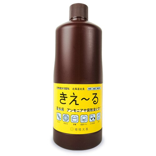 環境ダイゼン　バイオ消臭液　きえーる屋外用（1L） 微生物消臭剤 【ペット用品 消臭 きえ〜る】