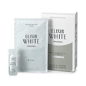 資生堂 エリクシールホワイト(ELIXIR WHITE) クリアエフェクトマスク (6枚入) 薬用美白マスク 