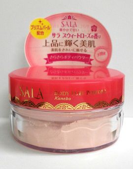 【※】 カネボウ　SALA　サラ ボディパフパウダーN　プリズムパール　（サラ　スウィートローズの香り） 40g　1個　ボディパウダー　パウダーのサムネイル