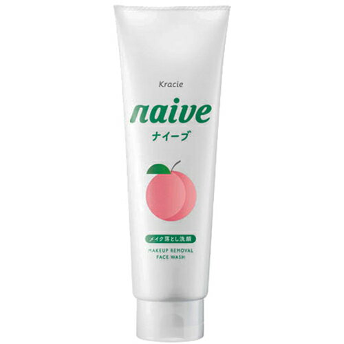 【※】 ナイーブ メイク落とし洗顔フォーム 桃の葉エキス配合 (200g)クレンジングフォーム