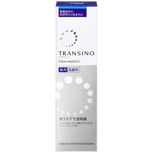 【医薬部外品】 第一三共ヘルスケア トランシーノ 薬用 洗顔料 クリアウォッシュ EX (100g)